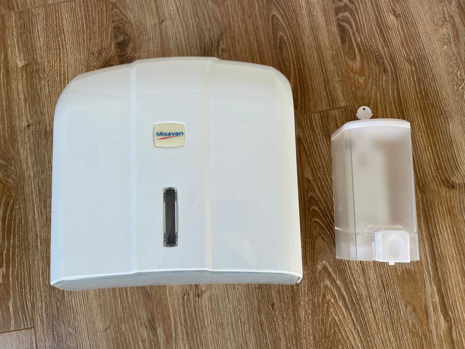 Dispenser Dozator servetele maini Misavan  si dozator sapun, detergent