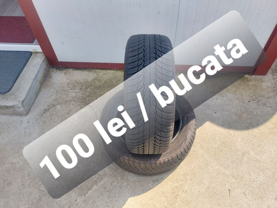 100 lei bucata! Doua anvelope M+S 195 55 16 Bridgestone