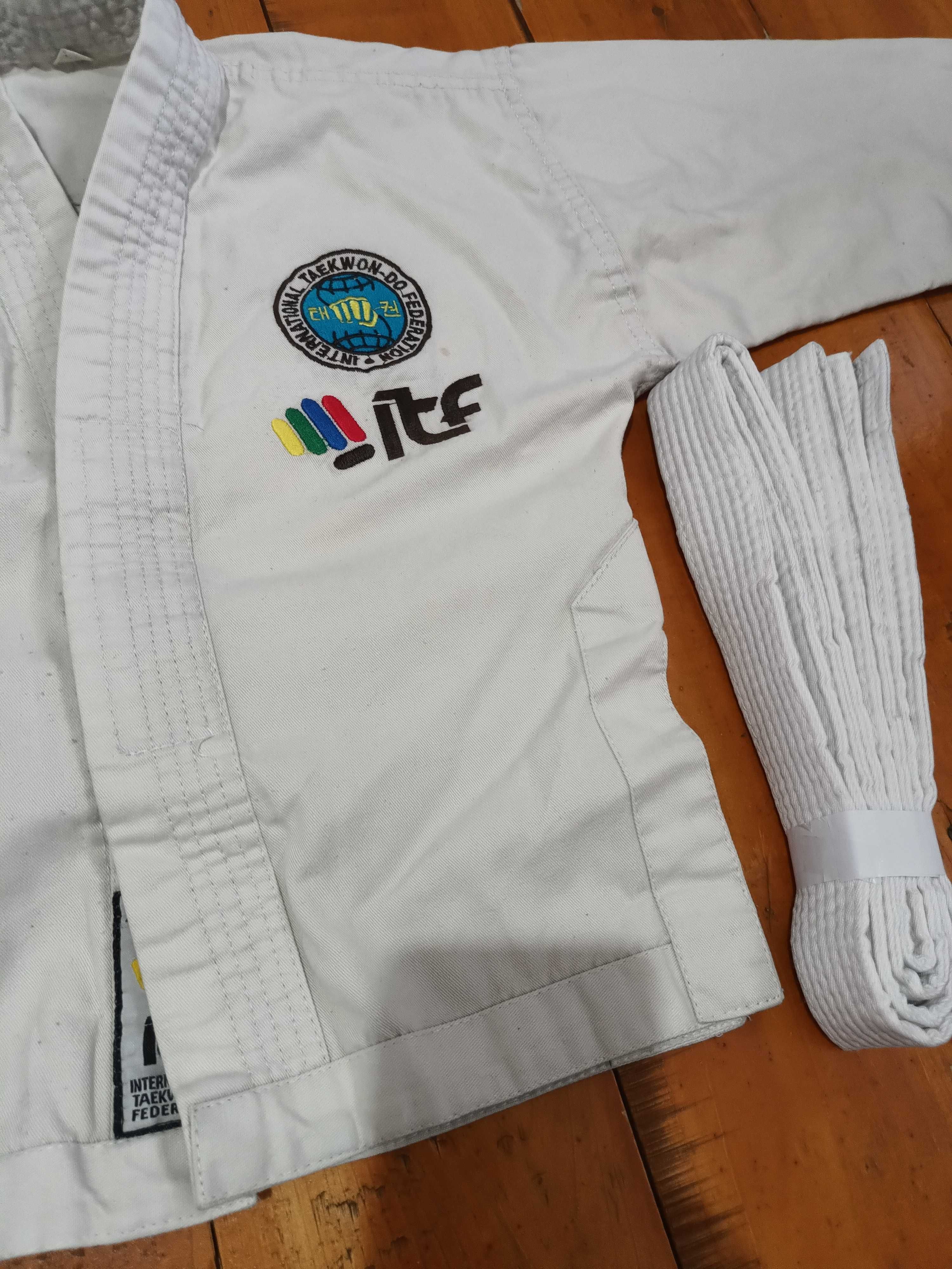 Haina Costum/Karate/Judo/Taekwondo,6-7 ani,copii, Dobok,manusi