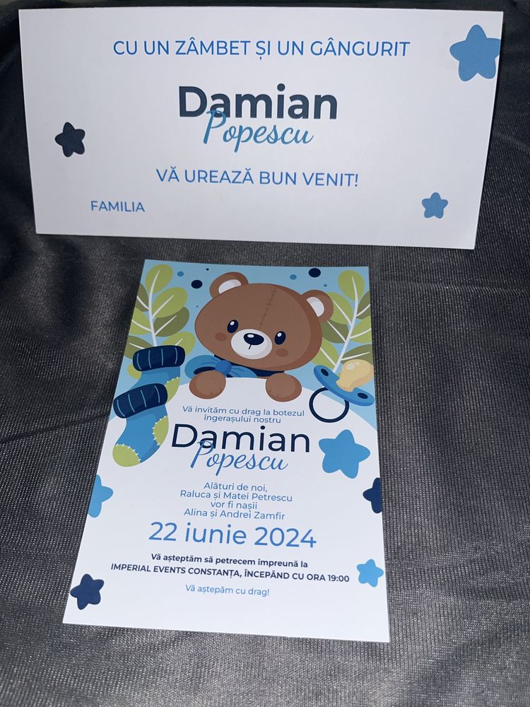 Invitatii Botez Nunta/Plicuri Dar