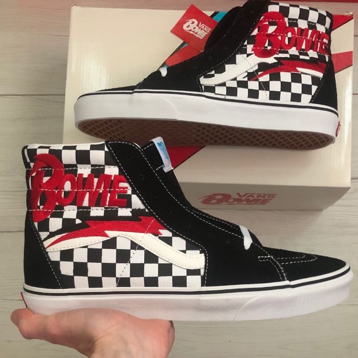 НОВИ Vans Sk8-Hi David Bowie Diamond Dogs ОРИГИНАЛНИ мъжки кецове