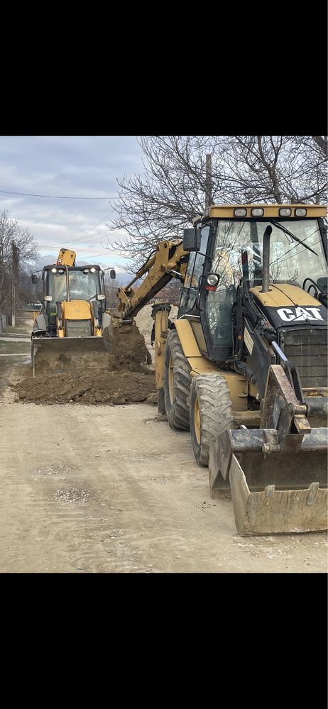 Executam lucrări cu buldoexcavator și diferite utilaje !