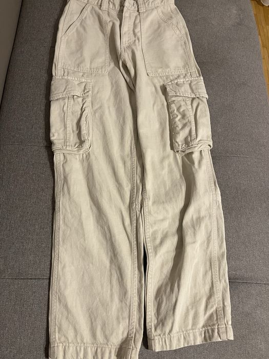 Blugi dama crem Bershka