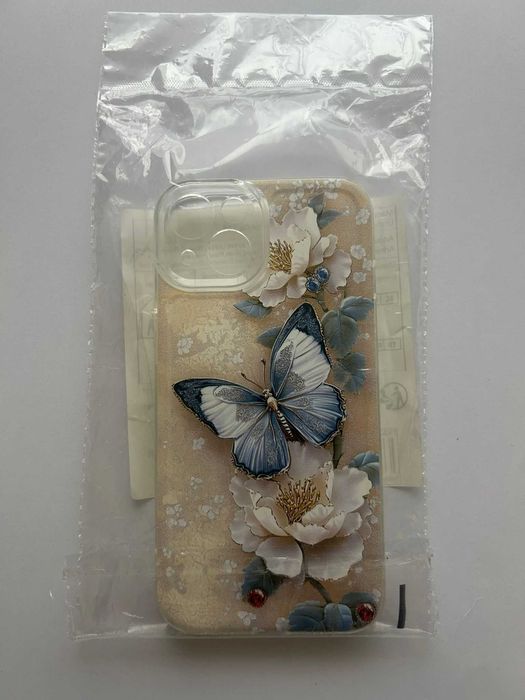 Carcasă iPhone13 Fluture 3D–Model Premium Nou Protectie+Design Elegant