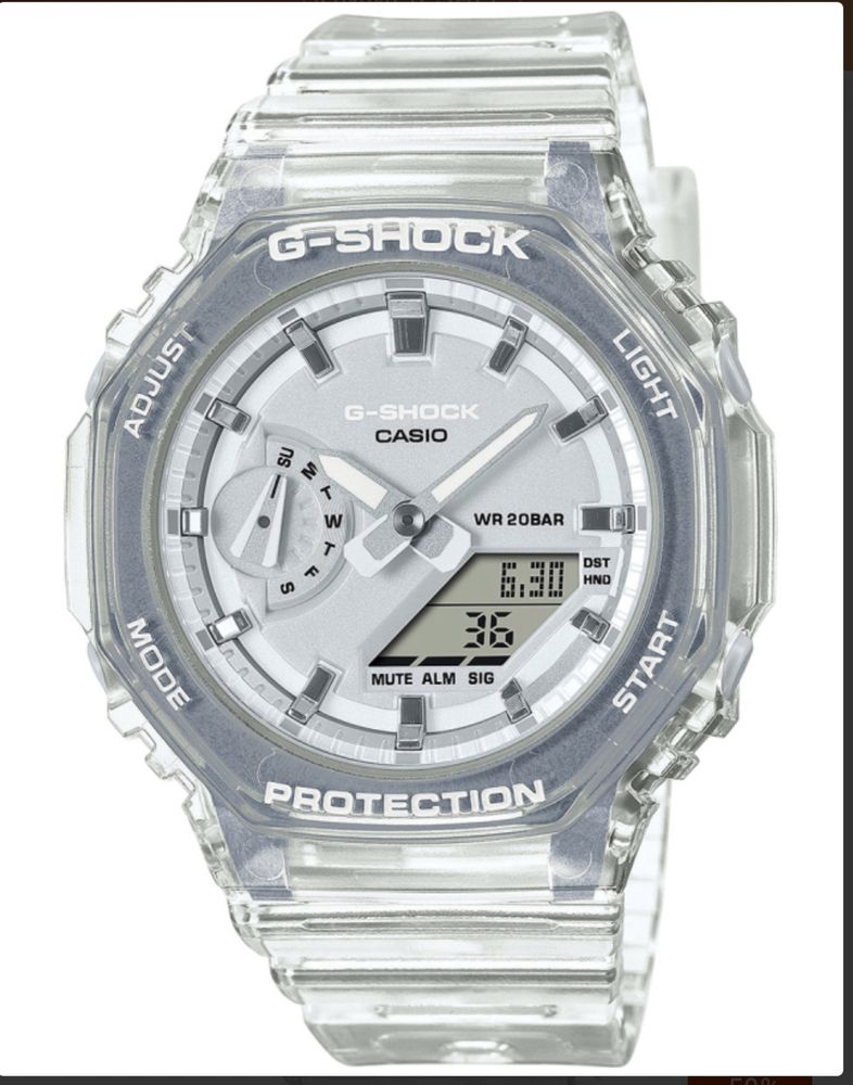 Ceas G-Shock transparent si fumuriu noi  ! Garanție !