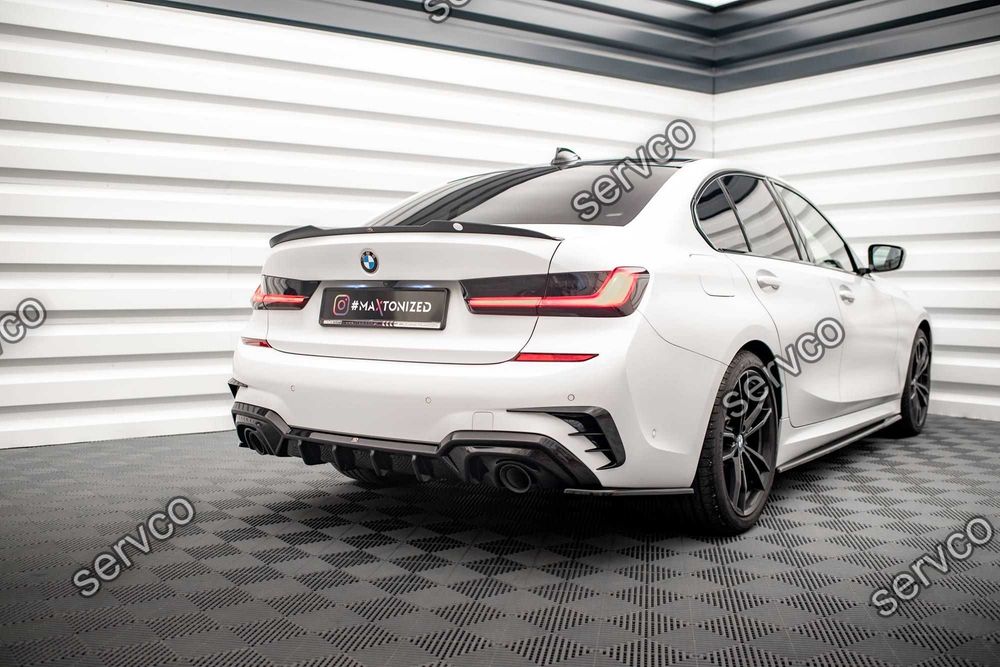 Difuzor bara spate Bmw Seria 3 G20 G21 M-Pachet 2018-2022 v8 - Maxton
