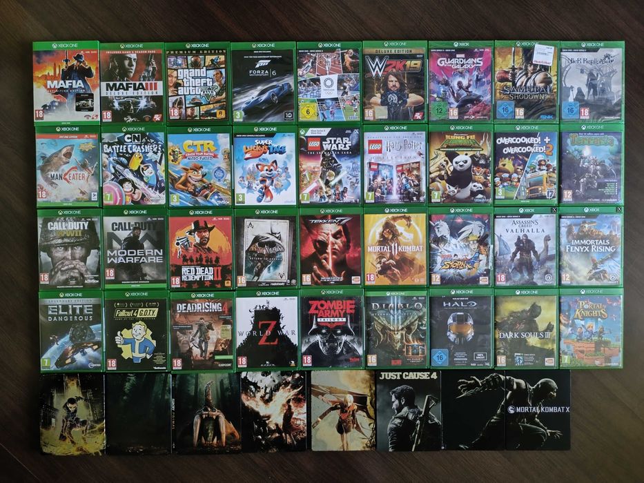 Xbox One Naruto Lego Call Of Duty Mafia CTR Batman MK W2K19 Diablo AC