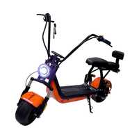 Електрически скутер Little Harley с двойна седалка 1200W - Orange