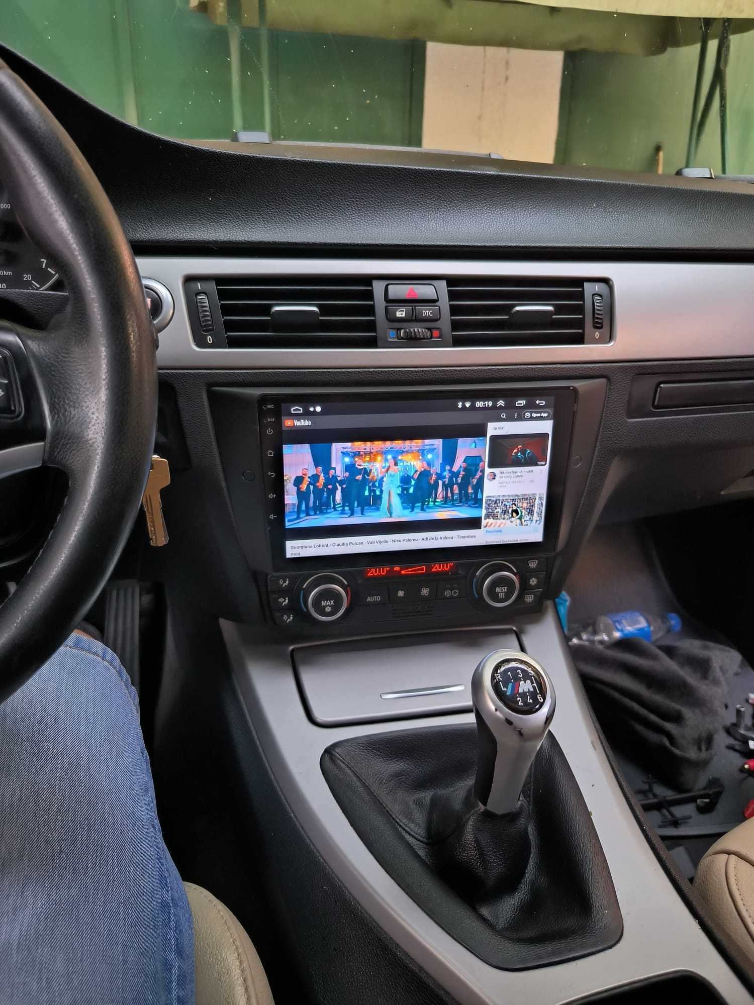 Navigatie Android BMW E90 Waze YouTube casetofon