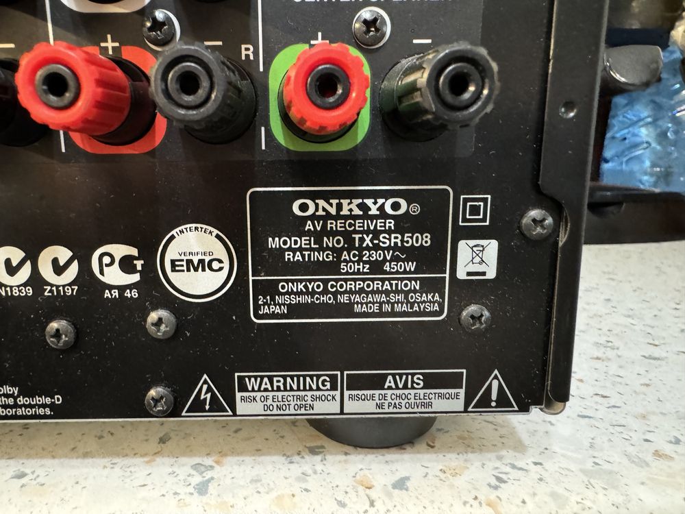 Onkyo TX-SR508 resiver