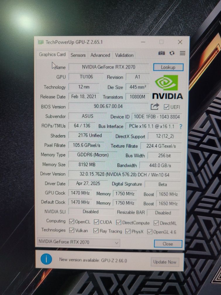 RTX 2070 analog CMP40hx 8 gb 256 bit