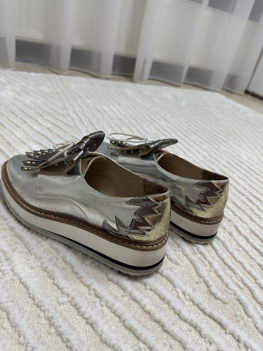 Pantofi casual Zara argintii