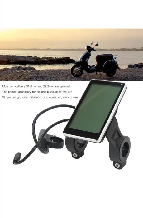 Display Lcd M5 pentru bicicletă electrică, 6 pini