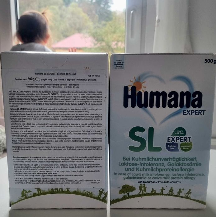 Lapte Humana SL expert (5× 250g) intoleranta lactoza