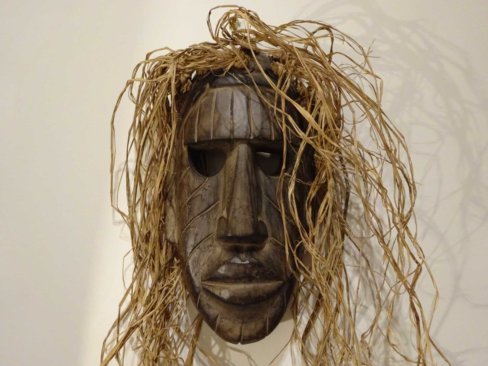 Masca tribala Africana veche |lemn exotic sculptat| RarA