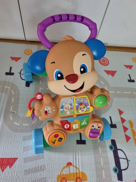 Fisher Price LAUGH & LEARN Проходилка кученце на български език