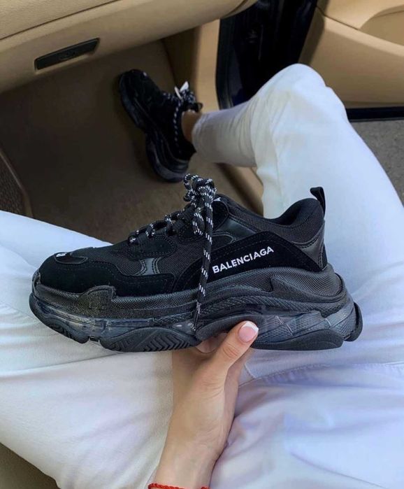 Adidasi Balenciaga Triple S Full Black