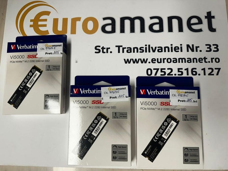 SSD Verbatim Vi5000 1TB, PCIe4 -T-