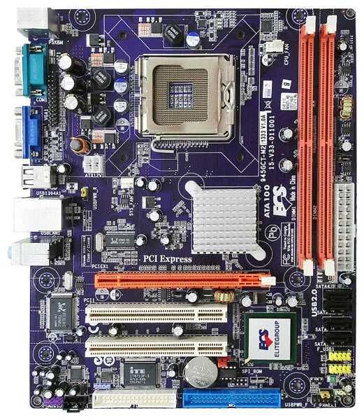 Материнская плата ECS 945GCT-M2/1333 (V1.0A) ATA 100