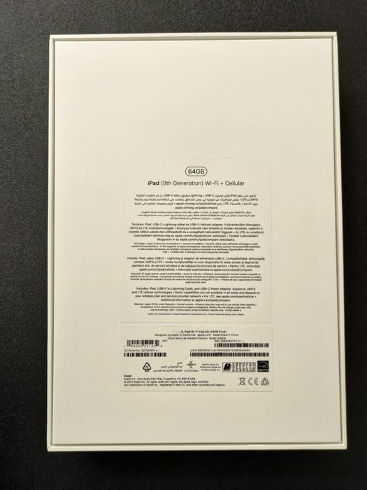 iPad Gen 9 10.2 2021, WiFi + Celular, 64gb, ca nouă