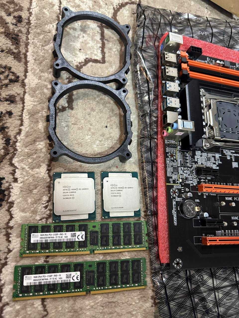 Новый Комплект X99 / 20 ядер - 40 потока / 32gb DDR4