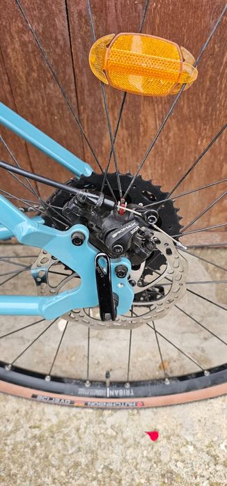 Bicicletă gravel GRVLW120 albastru damă