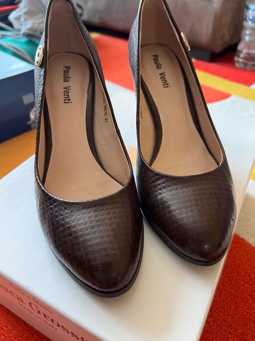 Елегантни дамски обувки на ток 37 номер