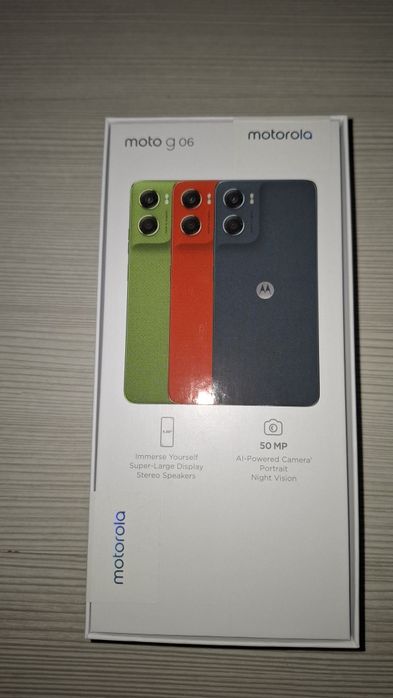 Telefon MOTOROLA G06, 256GB, 4GB RAM, Dual SIM, Tapestry