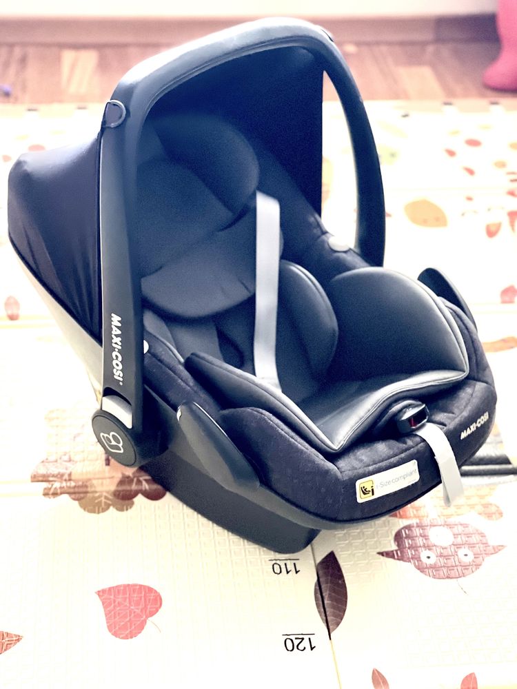 Количка Maxi Cosi nova 3 black, столче за кола 0-13 кг, кош 0-6м Oria