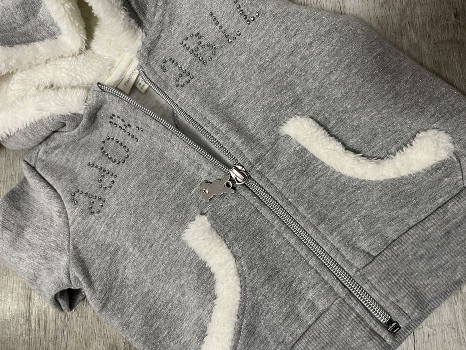 Pulover cu fermoar fete