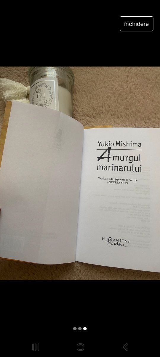 Amurgul marinarului - Yukio Mishima