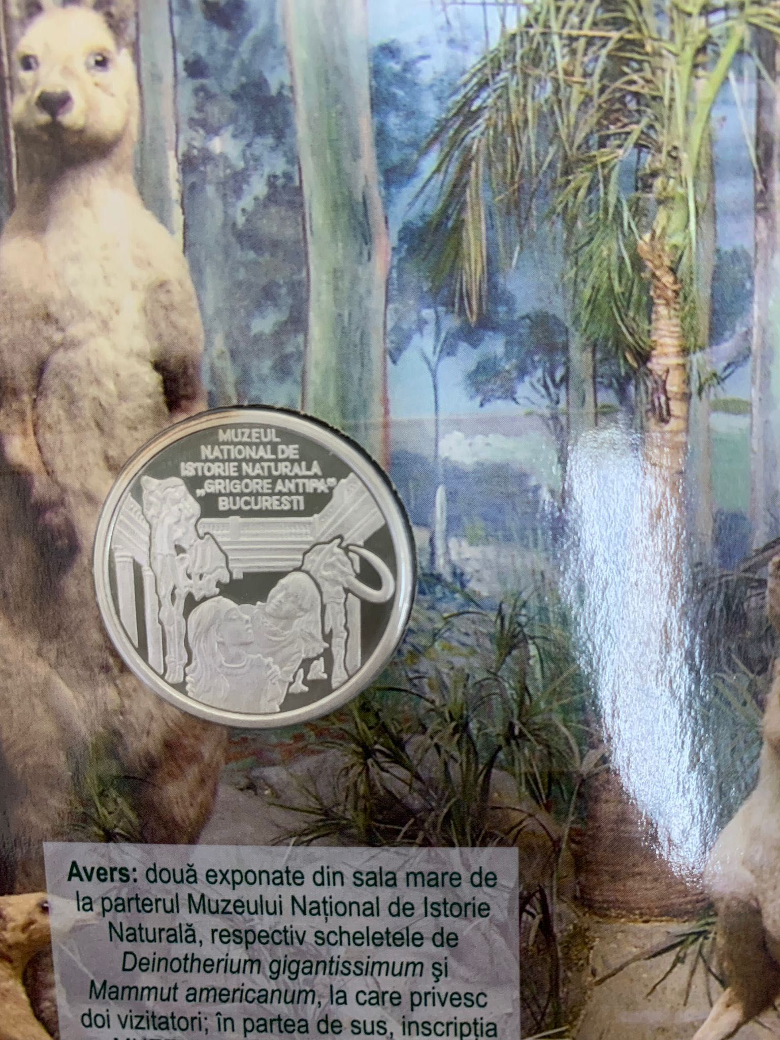 Set monede 2008 BNR - 100 ani Muzeul Istorie Naturala Grigore Antipa