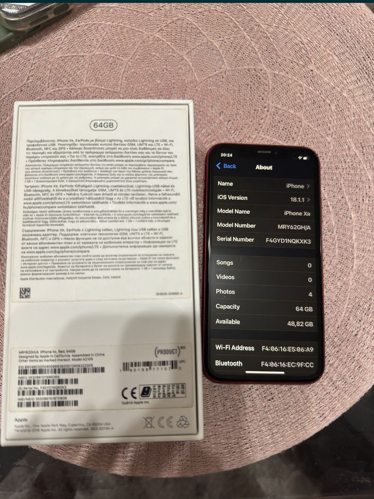 Iphone XR Red 64GB