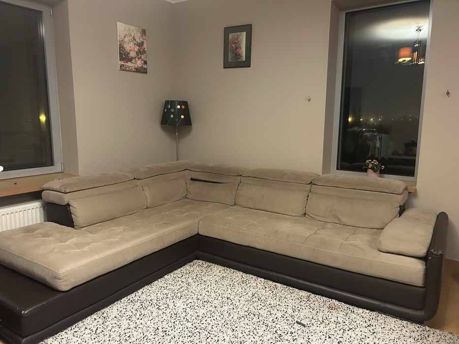 Canapea coltar Mobexpert 3m cu 2.6m neextensibila