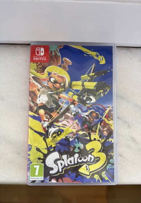 Nintendo switch lite albastru + joc Splatoon 3