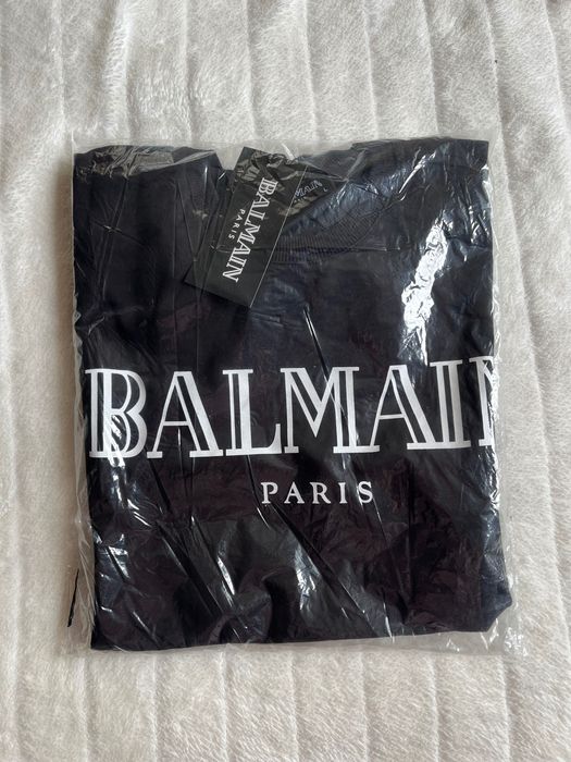 Мъжка блуза с дълъг ръкав Balmain Paris с етикет 100% памук
