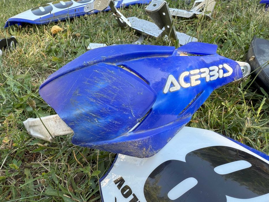 Комплект пластмаси за Yamaha YZ450F 2020 + комплект протектори
