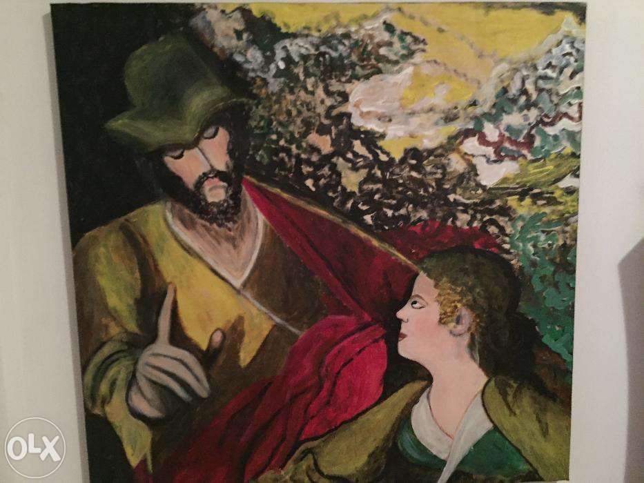 Pictura in ulei pe panza