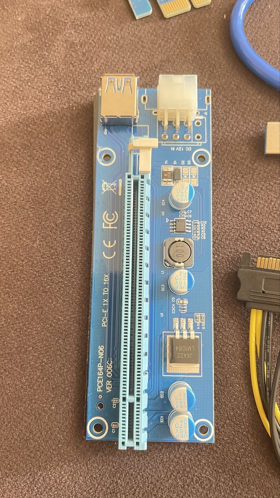 Райзер Переходник Expert PCI-E - PCI-E 0.6 м B-001