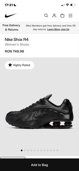 Nike Shox R4 in conditie foarte buna “nefolositi”