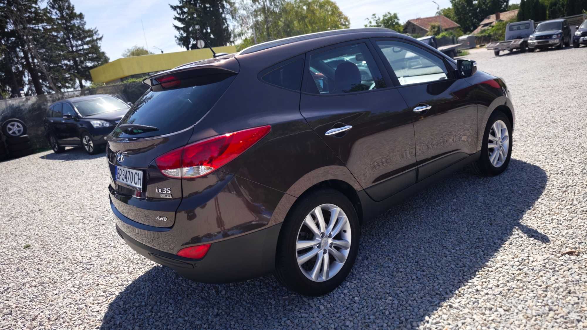 Кафяв/Всичко Платено/Обслужен/NAV/DVD/KAM/USB/КОЖА Hyundai IX35