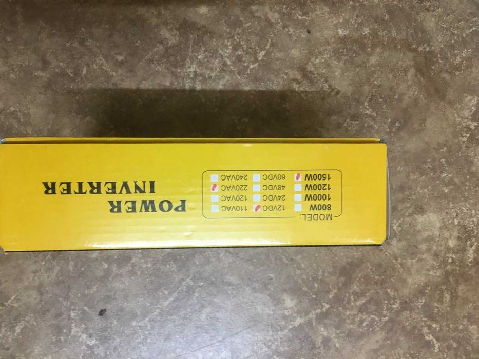 Инвертор 1500 ватт-есть доставка-есть защита от перегрузки