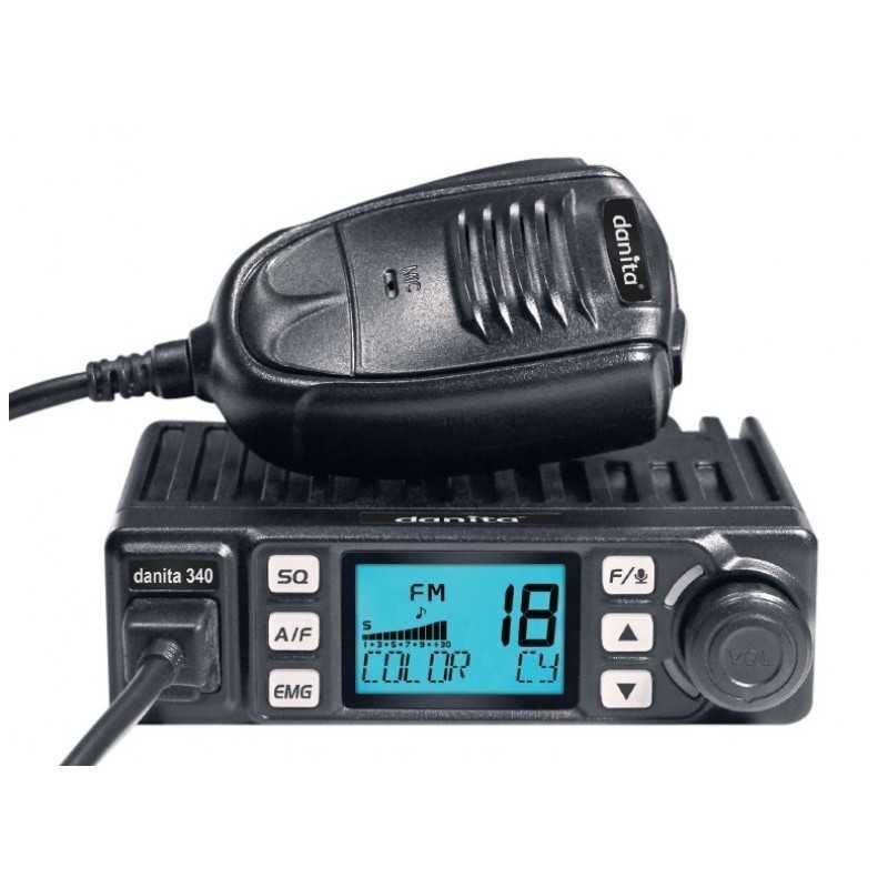 DANITA 340 Statie Radio CB + Sonar 825 Antena CB Prindere Magnetica