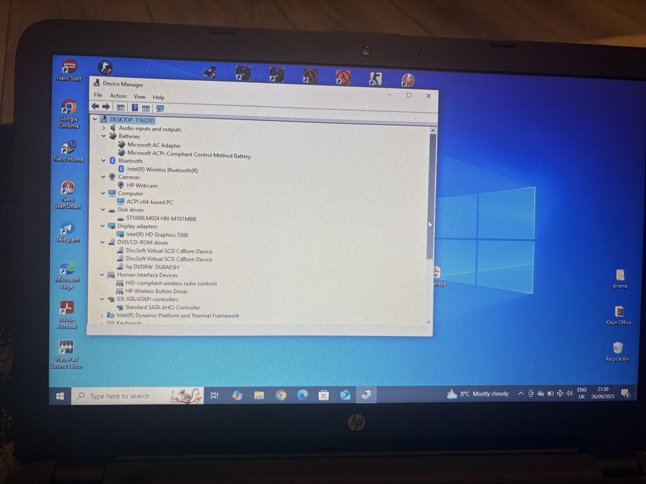 Laptop HP cu windows licentiat