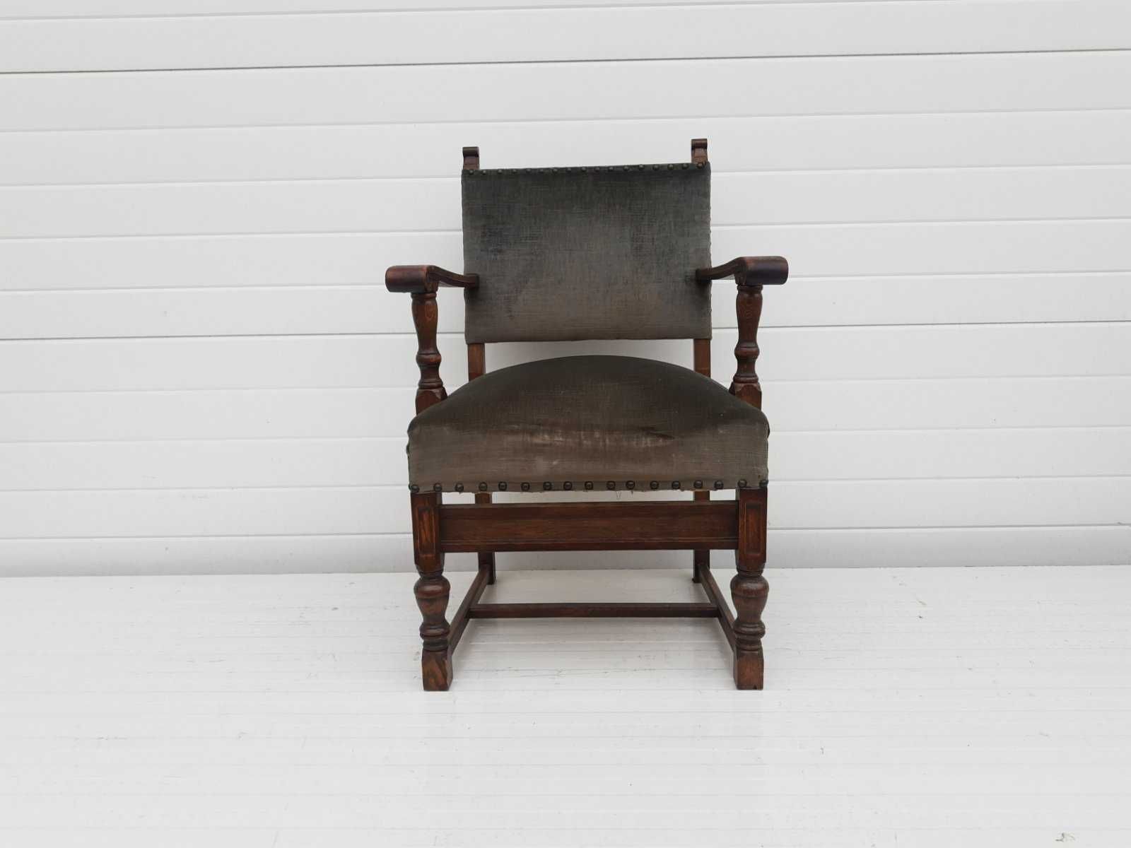 Стилен старинен стол Кресло внос Франция