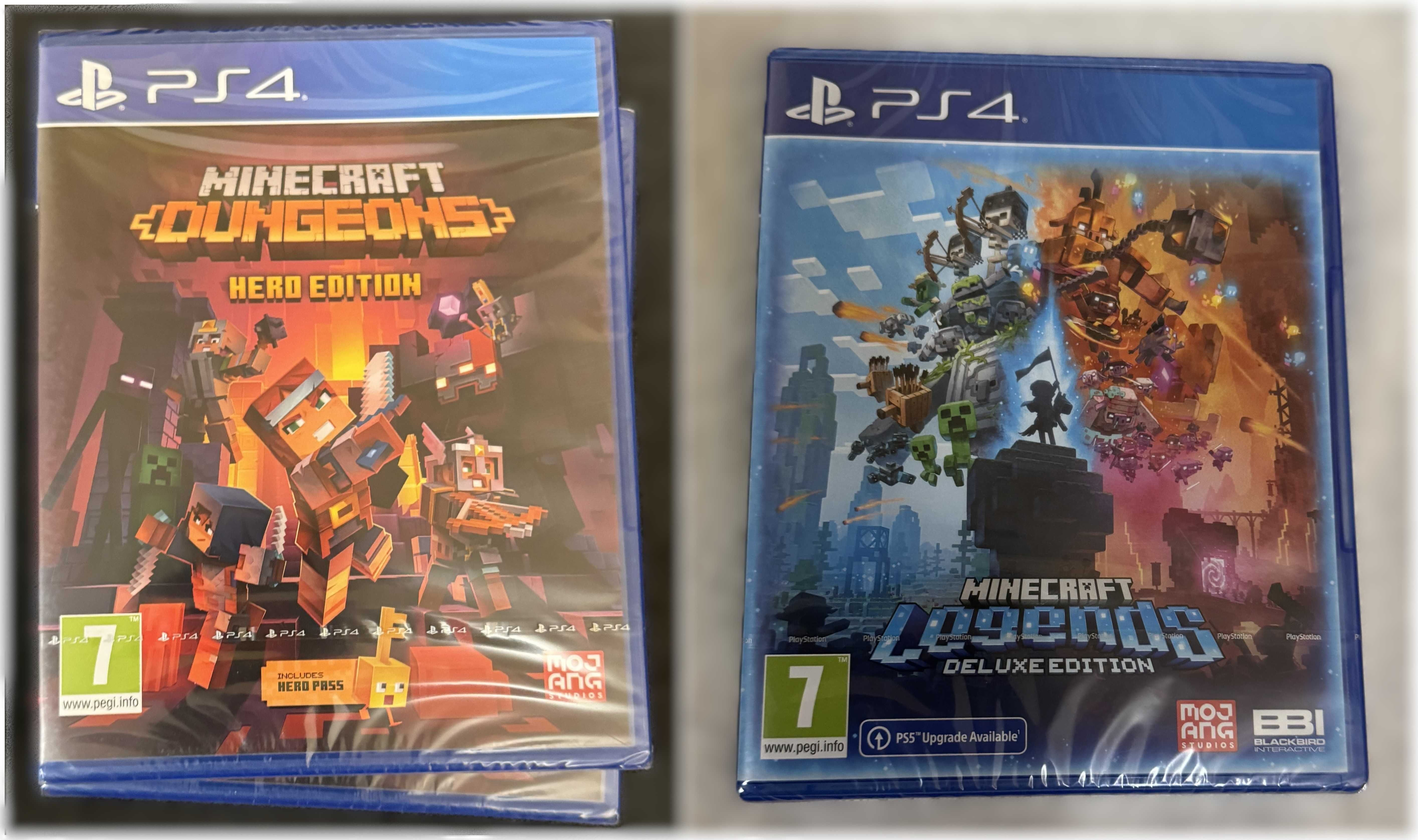 нови Minecraft Legends / Minecraft Dungeons за PS4