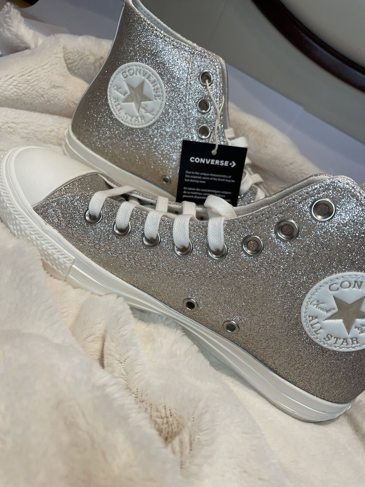 Converse cu sclipici, 39,5