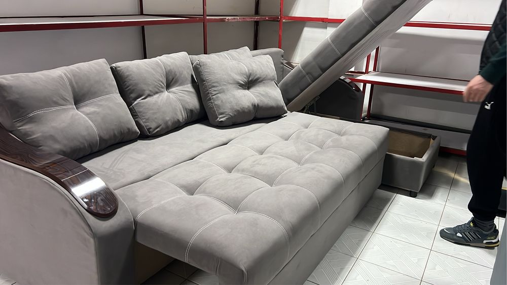 диван угловой раскладной 2,80 размер мебельный магазин Руслан