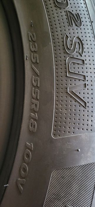 2 anvelope 235 55 18 hankook 6 mm