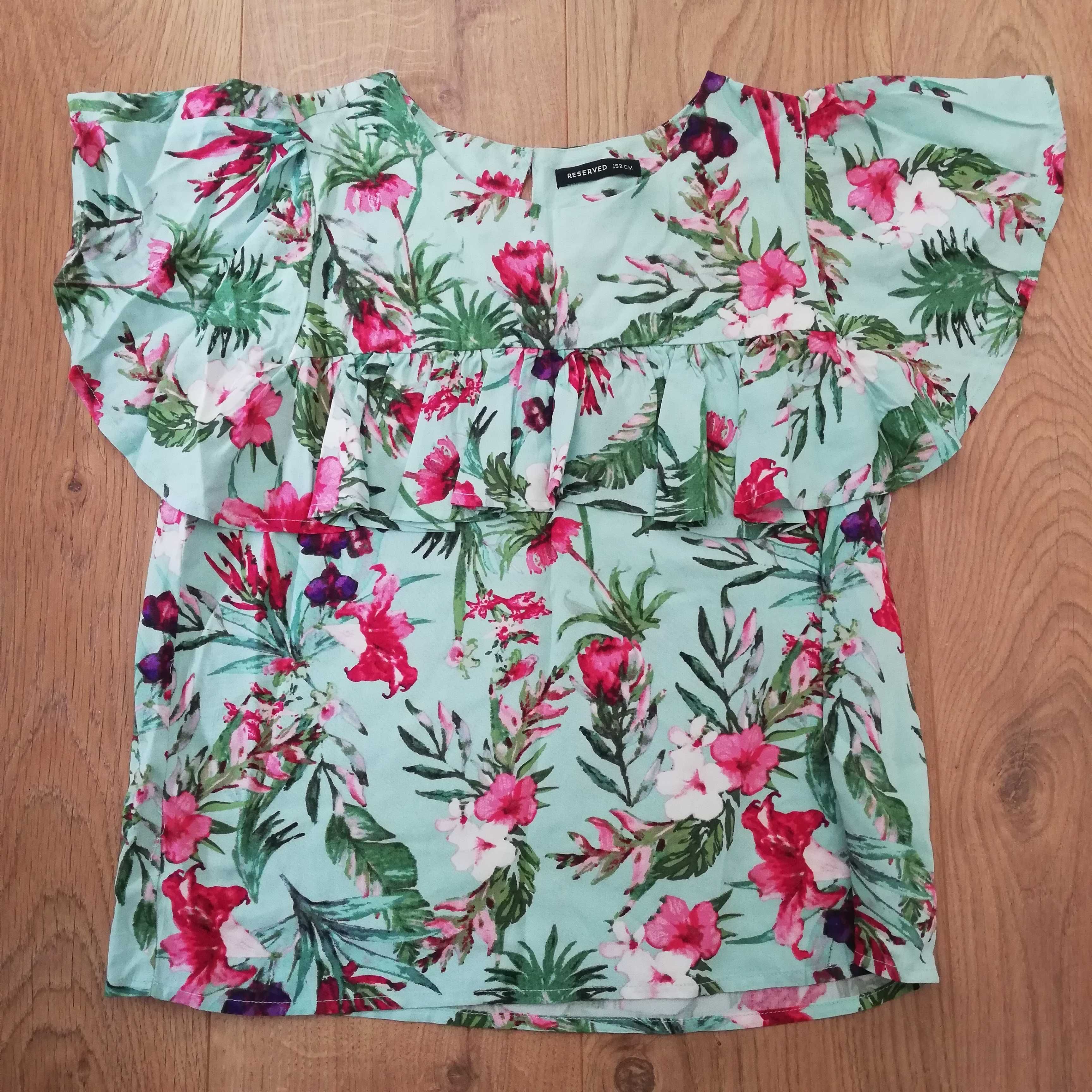 Bluziță cu print floral din vâscoză - marca: Reserved